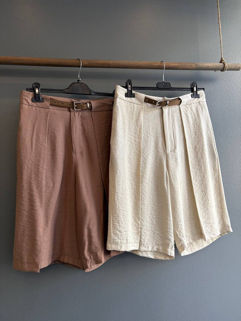 Šorti ar jostu un kabatām S/M